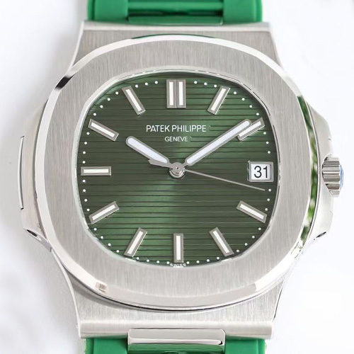 Patek Philippe Nautilus 5711/1A-014  파텍필립 노틸러스 5711/1A-014 실버 그린다이얼 러버스트랩 40mm