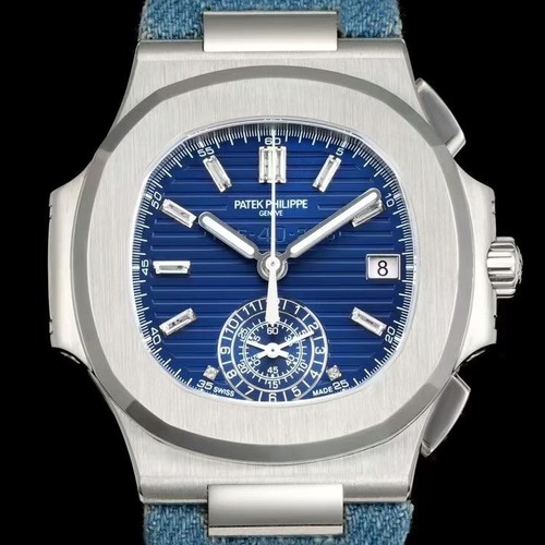 Patek Philippe Nautilus Chronograph 5980 Automatic 40.5mm 파텍필립 노틸러스 크로노그래프 5980 페브릭벤드 40.5mm