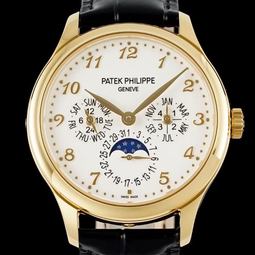Patek Philippe Grand Complications 파텍필립 그랜드 컴플리케이션 퍼페추얼 캘린더  Ref.5327 옐로우골드베젤 화이트다이얼 40mm