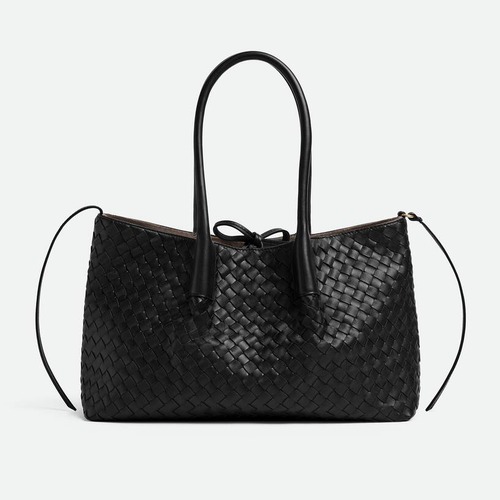 Bottega Veneta Pinacoteca Intrecciato Leather 보테가 베네타 피나코테카 인트레치아토 레더 탑핸들 기저귀가방 미디엄백 34cm