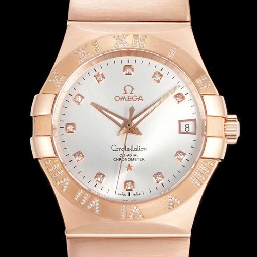 OMEGA Constellation Co-Axial 오메가 컨스텔레이션 코액시얼 다이아몬드 베젤 로즈골드콤비 38mm