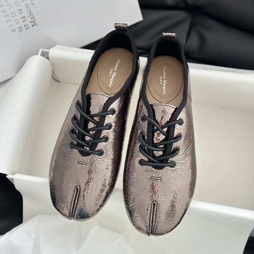 Maison Margiela MM6 메종 마르지엘라 타비 레이스업 슈즈 메탈그레이프