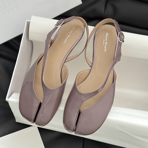 MM6 Maison Margiela 메종 마르지엘라 타비 스플릿 토 슬링백 펌프스 로즈핑크(모브) 굽높이 38mm