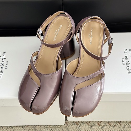 MM6 Maison Margiela 메종 마르지엘라 타비 스플릿 토 슬링백 펌프스 로즈핑크 굽높이 38mm