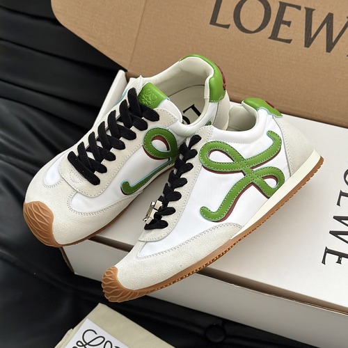 LOEWE Ballet Runner 2.0 Sneakers 로에베 발레 러너 2.0 러너 스니커즈 화이트 그린 2cm