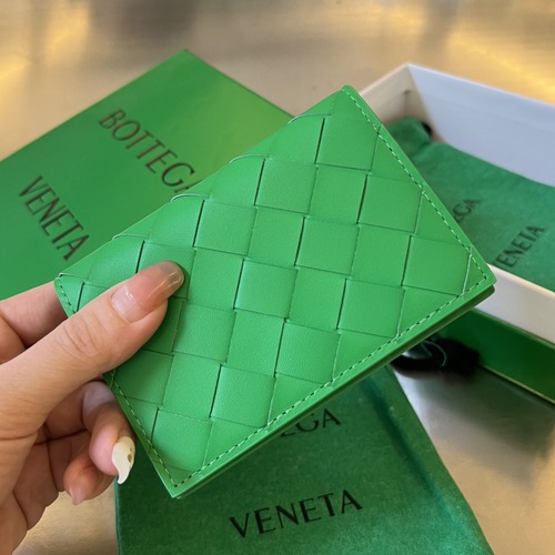 Bottega Veneta Intrecciato Business Card Case 보테가 베네타 인트레치아토 비즈니스 카드 케이스 (740282VCPQ33724) 그린 11cm