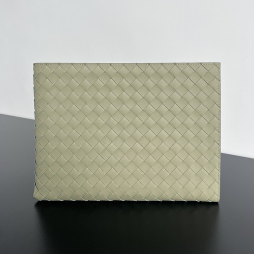 Bottega Veneta Intrecciato Document Case with Wristlet 보테가 베네타 인트레치아토 도큐먼트 케이스 732638V2E418803 라임/그린 33cm