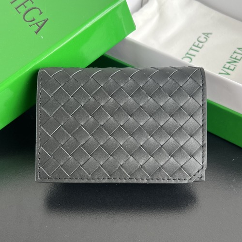 Bottega Veneta Intrecciato 보테가 베네타 인트레치아토 비즈니스 카드 케이스 814657V63U48803 차콜 그레이 11cm