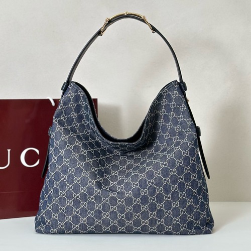 Gucci 구찌 1955 홀스빗 베아트릭스 라지 토트백 850546 네이비 40cm