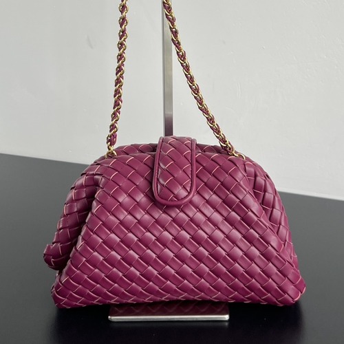 Bottega Veneta Small Lauren 1980 보테가 베네타 스몰 로렌 1980 인트레치아토 클러치 마젠타 핑크 27cm