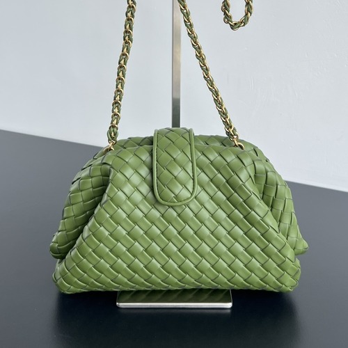 Bottega Veneta Small Lauren 1980 보테가 베네타 스몰 로렌 1980 인트레치아토 클러치 그린 27cm