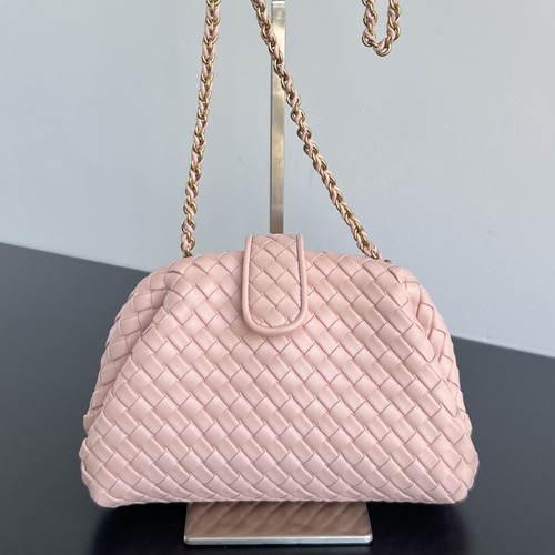 Bottega Veneta Small Lauren 1980 보테가 베네타 스몰 로렌 1980 인트레치아토 클러치 라이트핑크 27cm