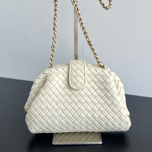 Bottega Veneta Small Lauren 1980 보테가 베네타 스몰 로렌 1980 인트레치아토 클러치 아이보리 27cm