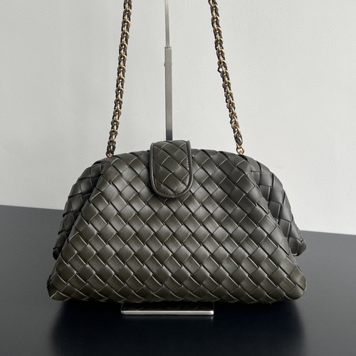 Bottega Veneta Lauren Clutch 보테가 베네타 로렌 클러치 체인백 차콜브라운 31.5cm