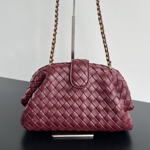 Bottega Veneta Lauren Clutch 보테가 베네타 로렌 클러치 체인백 버건디 31.5cm