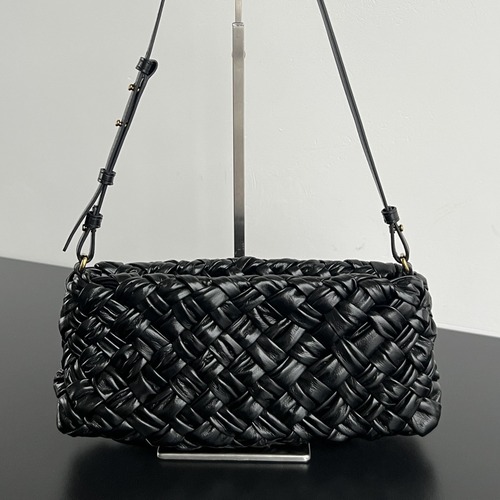 Bottega Veneta Kalimero Cha-Cha Bag 보테가 베네타 칼리메로 차차 숄더백 블랙 28.5cm