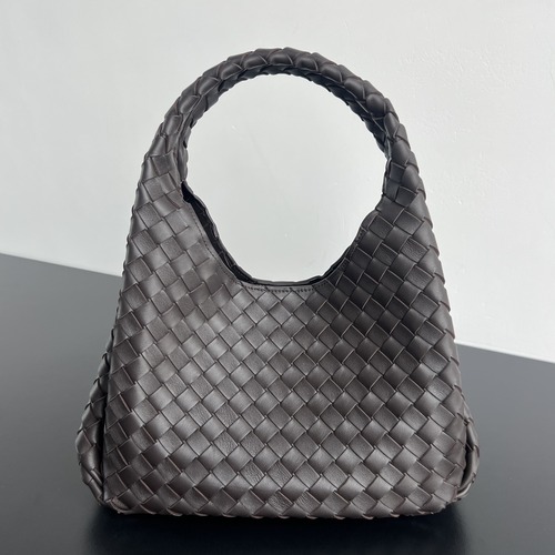 Bottega Veneta Campana Intrecciato 844249V4SC09195 보테가 베네타 캄파나 인트레치아토 숄더백 다크브라운 33cm