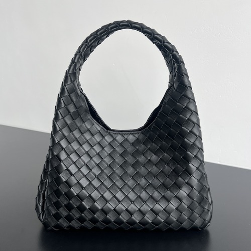 Bottega Veneta Campana Intrecciato 844249V4SC09195 보테가 베네타 캄파나 인트레치아토 숄더백 블랙 33cm