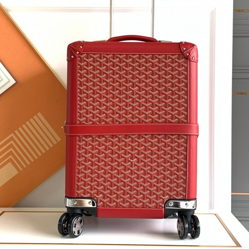 GOYARD Bourget PM Trolley Case 고야드 부르제 PM 트롤리 캐리어 네이비/옐로우 라이닝 50cm