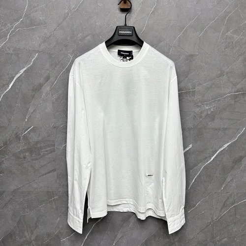 Dsquared2 Mercerized Cotton Long Sleeve T-Shirt 디스퀘어드2 머서라이즈드 코튼 롱슬리브 티셔츠