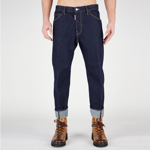 Dsquared2 Classic Tapered Stretch Denim Jeans 디스퀘어드2 클래식 테이퍼드 스트레치 생지 데님 진