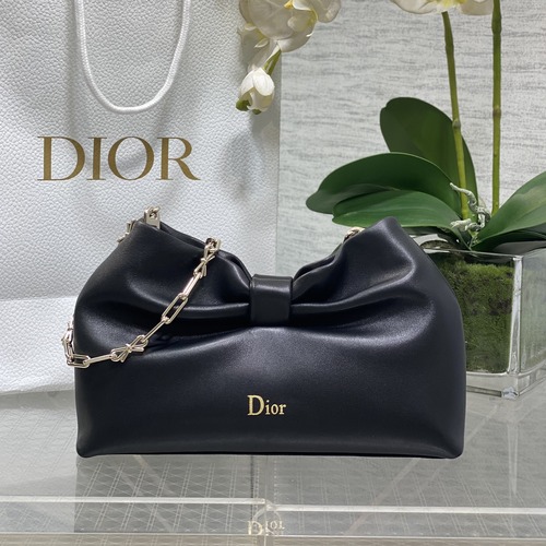Dior Lambskin Chain Bag 디올 램스킨 체인백 블랙 스무스스킨 27cm