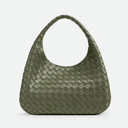 Bottega Veneta Campana Large Hobo Bag 보테가 베네타 캄파나 라지 호보백 카키 39CM