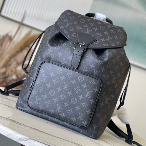 Louis Vuitton Montsouris Backpack 루이비통 몽수리 백팩 M46683 모노그램 이클립스 캔버스 32cm