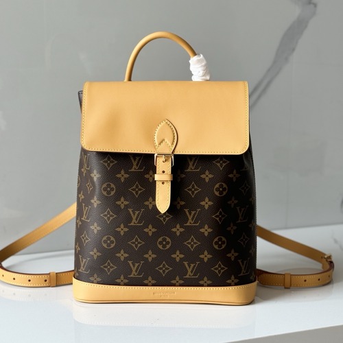 Louis Vuitton Soho MM Backpack 루이비통 소호 MM 모노그램 코티드 캔버스 백팩 M14653 24cm