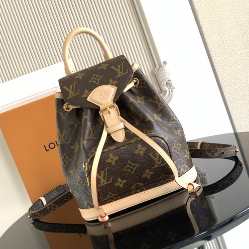 Louis Vuitton Montsouris Mini Backpack 루이비통 몽수리 미니 모노그램 코티드 캔버스 백팩 M11199 24cm