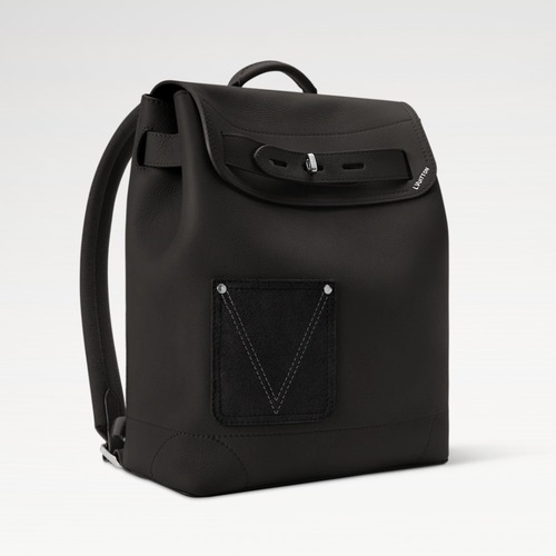 Louis Vuitton Steamer Backpack 루이비통 스티머 백팩 LV Touch 카우하이드 레더 M26852 블랙 39cm
