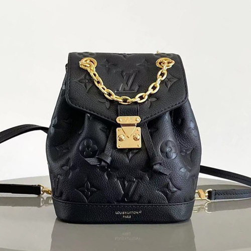 Louis Vuitton 루이비통 나노 노에 백팩 Monogram Empreinte 레더 M13656 블랙 19cm