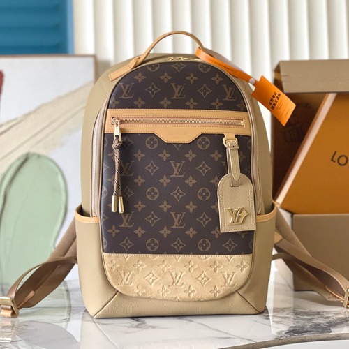 Louis Vuitton 루이비통 아웃도어 백팩 M12624 모노그램 코팅 캔버스 그레인 카우하이드 44cm