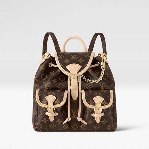 Louis Vuitton Excursion Backpack 루이비통 엑스커션 스몰 백팩 M46932 모노그램 코티드 캔버스 & 카우하이드 트림 21cm