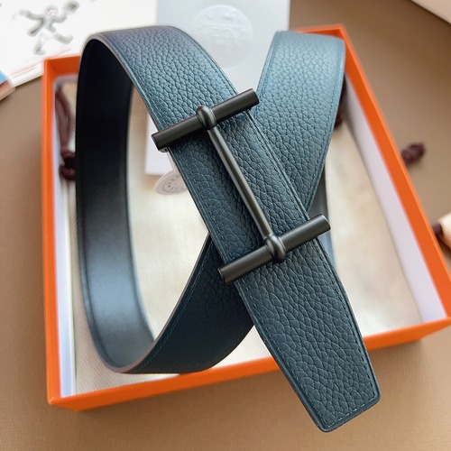 Hermès Constance H Reversible Belt 32mm Togo Calfskin Gold Hardware 에르메스 콘스탕스 H 리버서블 벨트 토고 송아지 가죽 민트/블랙 3.2cm
