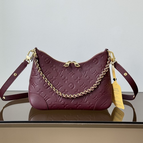 Louis Vuitton 루이비통 불로뉴 모노그램 앙프렝뜨 버건디 숄더백 M12930 29cm