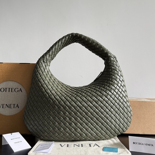 Bottega Veneta Intrecciato Nappa Medium Top Handle 보테가 베네타 인트레치아토 나파 미디엄 탑핸들 백 카키 44cm