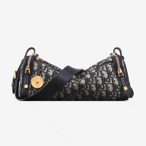 Dior 디올 DiorStar 이스트-웨스트 오블리크 미니 크로스백 블루 3215 27cm