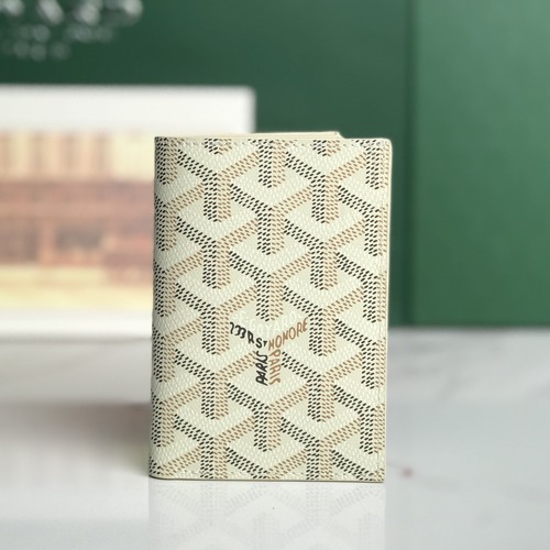 Goyard Saint-Pierre Card Wallet 고야드 생피에르 카드 지갑 코팅 캔버스 (폴딩형) 아이보리 11CM