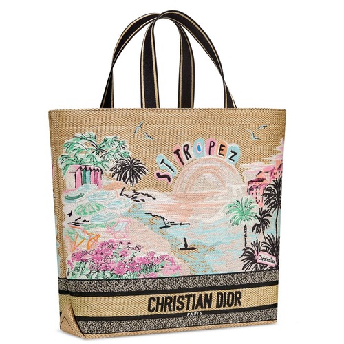 Dior 디올 Toile de Jouy 트왈드 주이 시티 북 토트백 라지 멀티컬러 1288 34cm