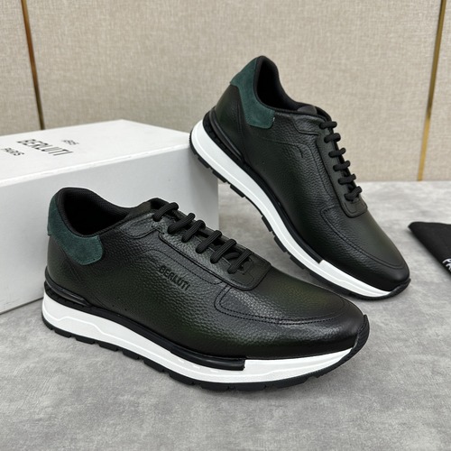 Berluti Fast Track Leather Sneakers 벨루티 패스트 트랙 레더 스니커즈 커스텀 한정판 블랙