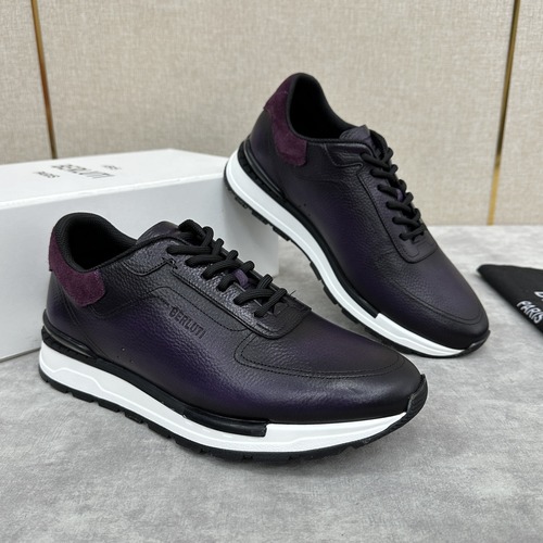 Berluti Fast Track Leather Sneakers 벨루티 패스트 트랙 레더 스니커즈 커스텀 한정판 버건디