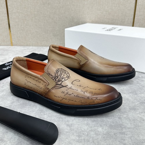 Berluti Playtime Palermo Leather Loafers 벨루티 플레이타임 팔레르모 레더 로퍼 커스텀 한정판 베이지