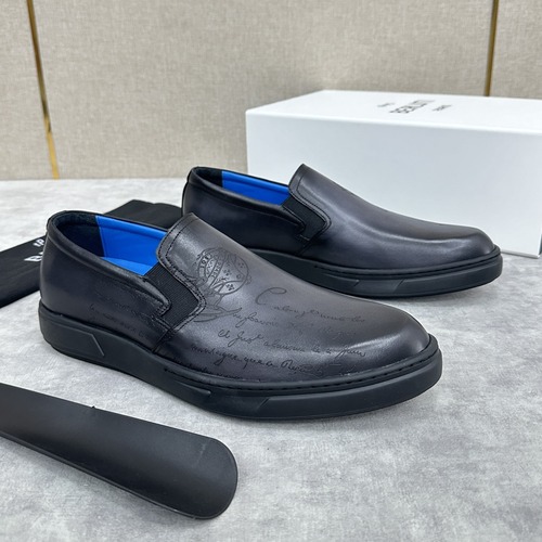 Berluti Playtime Palermo Leather Loafers 벨루티 플레이타임 팔레르모 레더 로퍼 커스텀 한정판 블랙