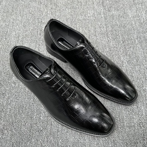 Stefano Ricci Crocodile Embossed Leather Dress Shoes 스테파노 리치 크로커다일 엠보 레더 구두 블랙