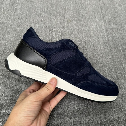 TODS Inspired Sporty Leather Low Top Sneaker 토즈 스포티 레더 로우탑 스니커즈 커스텀 한정판 네이비 블랙