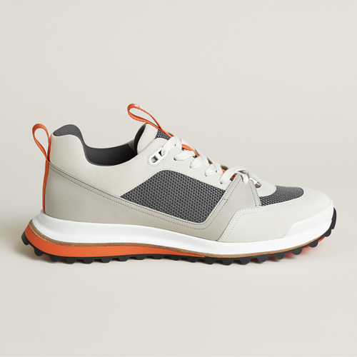 Hermes Inspired Leader Technical Sneaker 에르메스 리더 테크니컬 스니커즈 그레이 오렌지