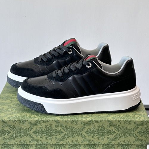 Gucci Men’s Leather Suede Casual Sneakers 구찌 레더 스웨이드 캐주얼 스니커즈 블랙