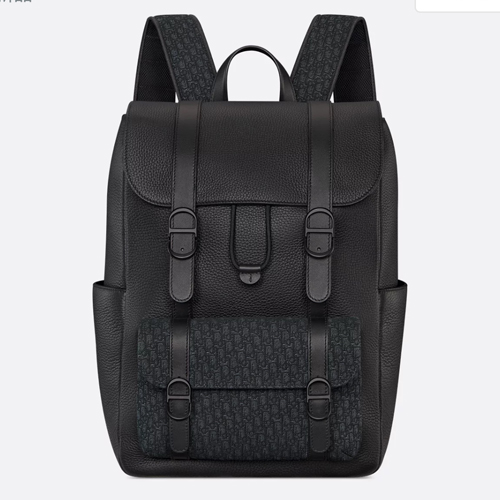 Dior Daily Flap Backpack Oblique Black 디올 데일리 플랩 백팩 오블리크 블랙 29cm