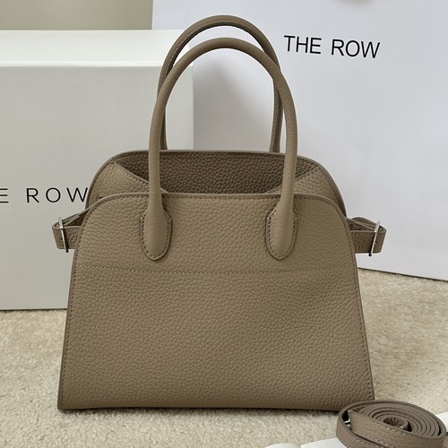THE ROW Margaux 10 Mini Top Handle Tote Bag 더 로우 마르그로 10 미니 탑핸들 토트백 그레인 카프스킨 베이지 25cm